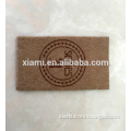 factory manufactured debossed cool logo microfiber faux leather thermal label
